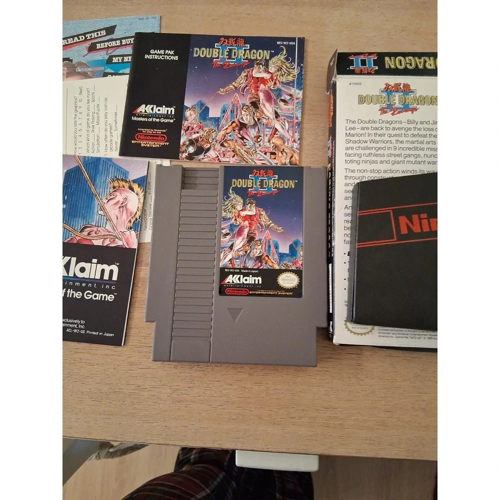 Double Dragon II: The Revenge- Nintendo Entertainment System NES, 1989 .Japan